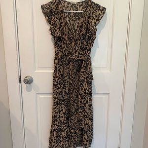 Leopard Print Maxi Dress